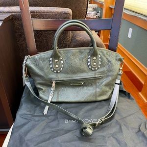 B. Makowsky Olive Green Satchel